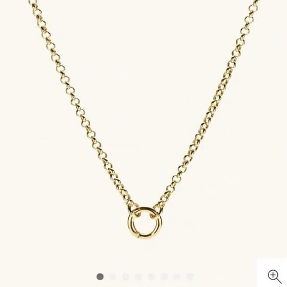 Mejuri 20” Rolo Chain Charm Necklace - Picture 1 of 5